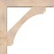 Ekena Millwork Legacy Block Smooth Bracket w/ Offset Brace, Douglas Fir, 7 1/2"W x 44"D x 44"H BKT0806X44X44LEC05SDF - alternate 2
